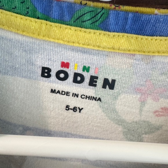 Mini Boden Girls Dress Bundle Lot of 4 Size 5-6Y Animals Mermaids Stripes Cats - Picture 10 of 14